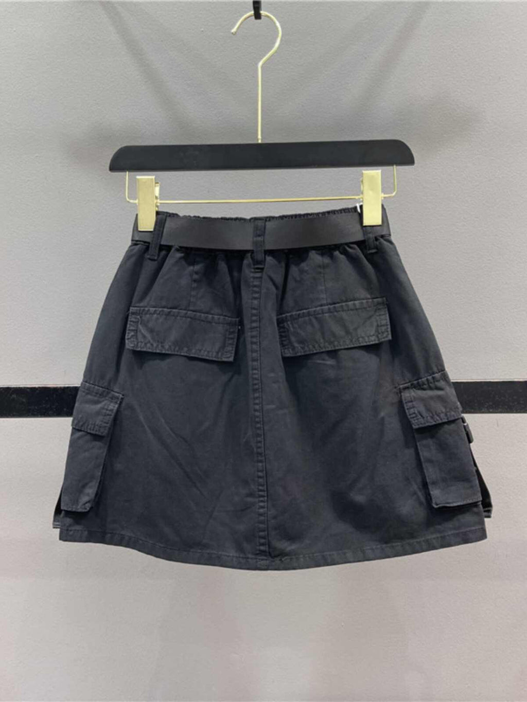 New Fashionable And Casual Pocket Bodycon Mini Skirt